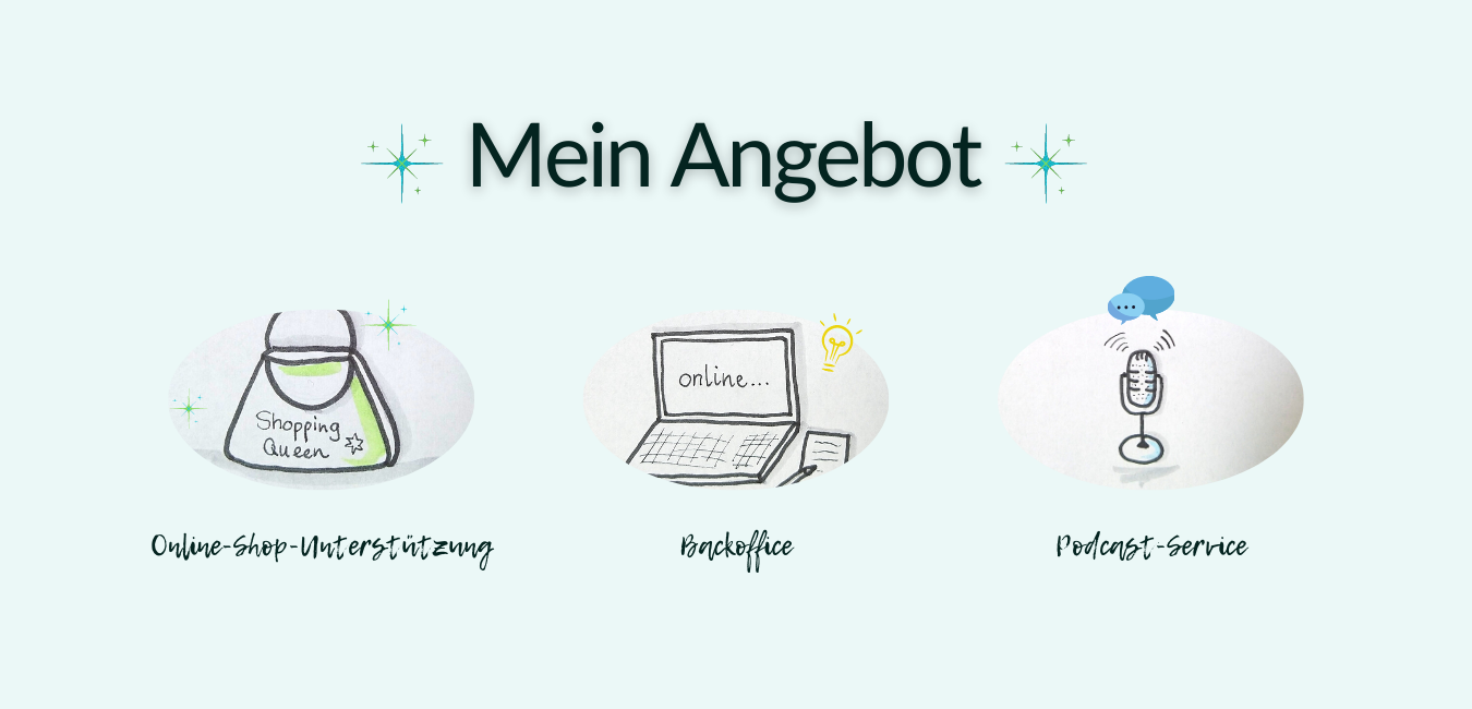 Online-Shop-Unterstützung Backoffice Podcast-Service